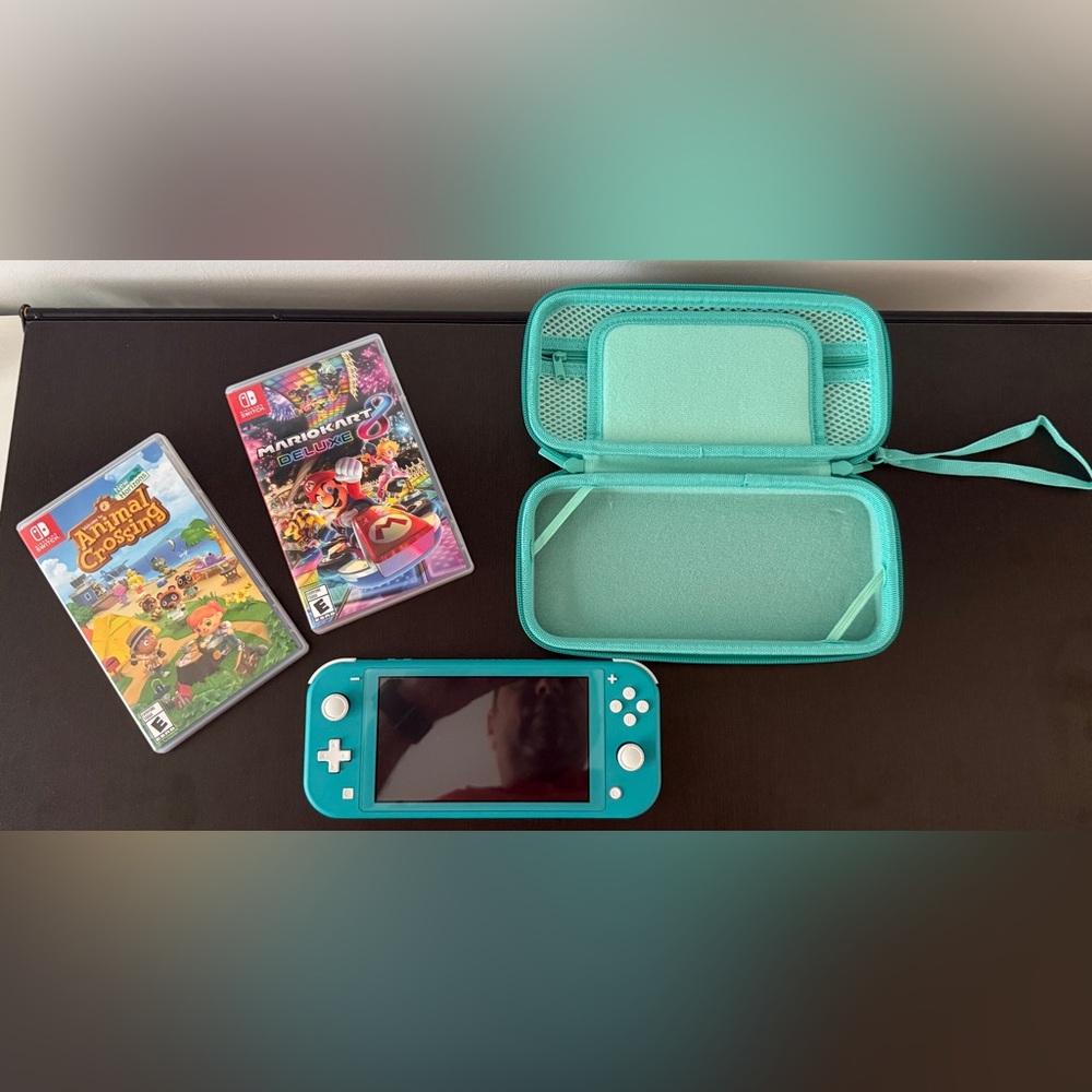 Nintendo Switch Lite Teal Console Set